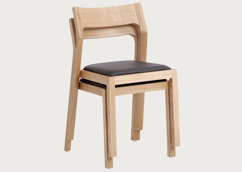Profile Chair Oak & Brown