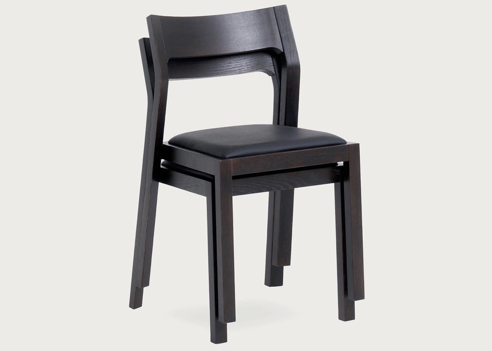Profile Chair Black Stain & Black