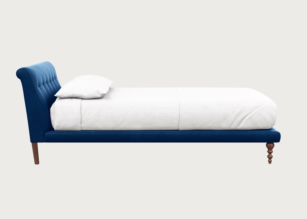 Oscar Bed Double / Velvet Petrol