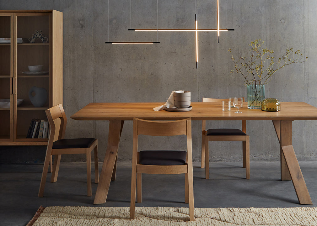 Profile Chair Oak & Brown
