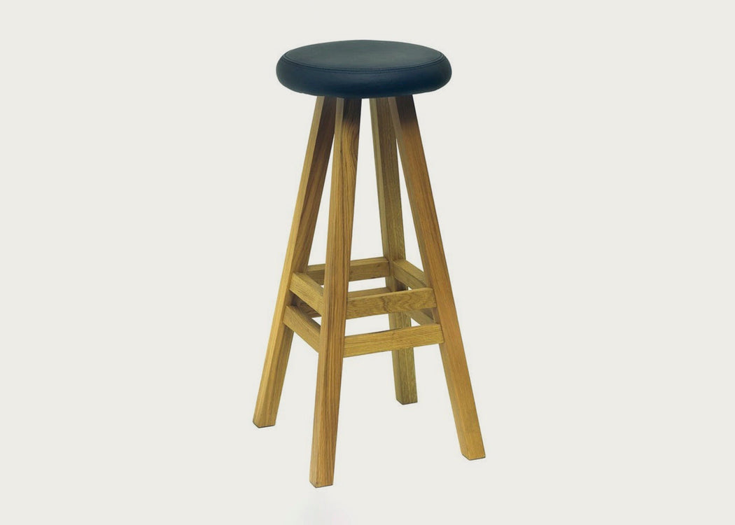 Oki-Nami Tall Bar Stool Oak
