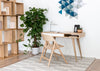 Celine Desk Oak and White
