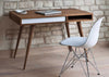 Celine Desk Oak and White