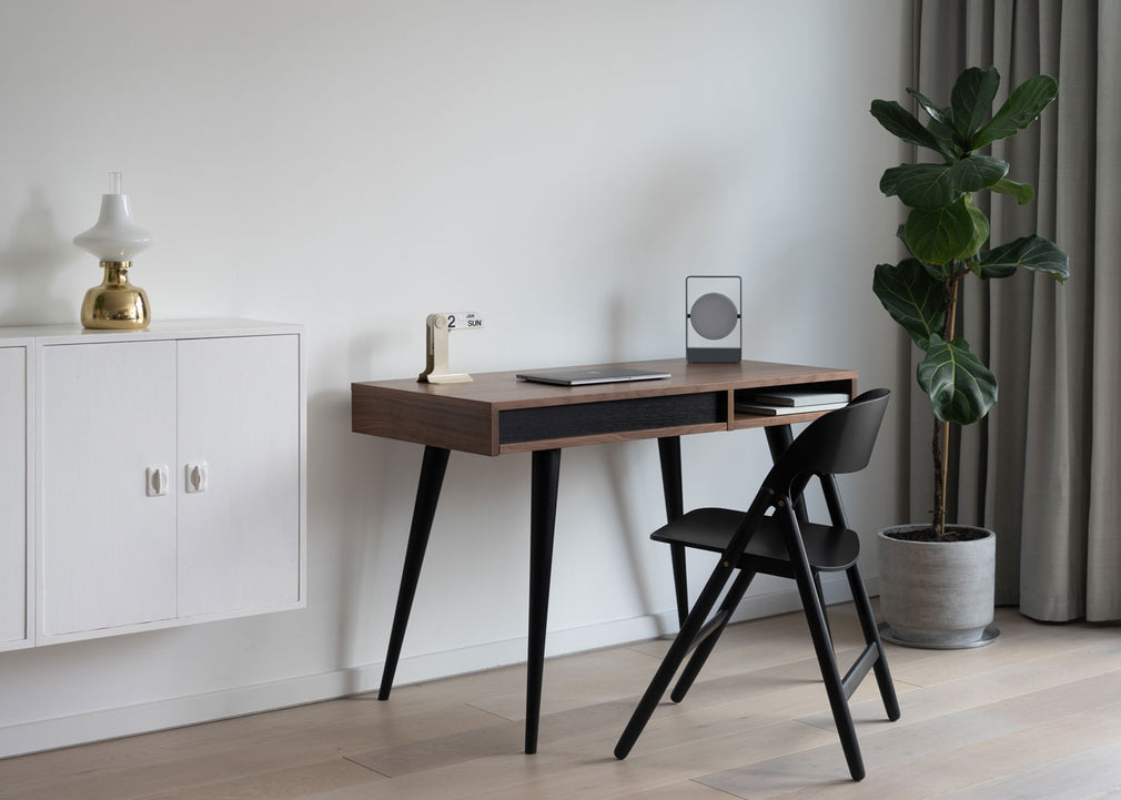 Celine Desk Oak and White