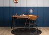 675 Chair Walnut / Black / Black Leather