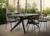 675 Chair Walnut / Black / Black Leather