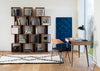 675 Chair Walnut / Black / Black Leather