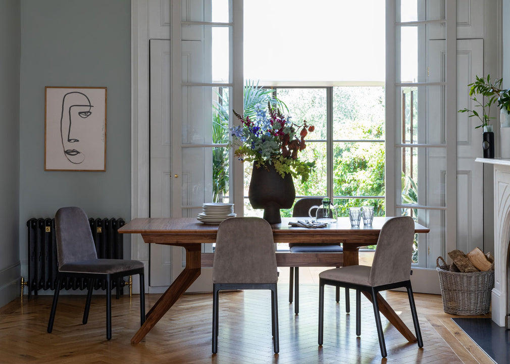 Cross Extending Dining Table Oak