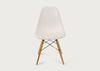 Eames Plastic Side Chair RE DSW White RE / DSW Golden Maple