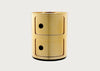 Componibili Cabinet Gold / 2 Elements