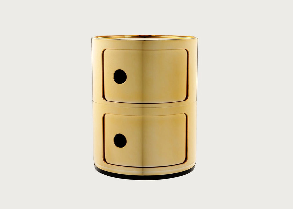 Componibili Cabinet Gold / 2 Elements