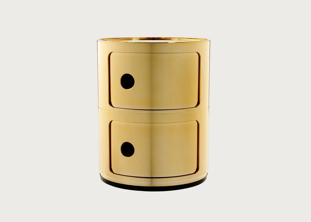 Componibili Cabinet Gold / 2 Elements