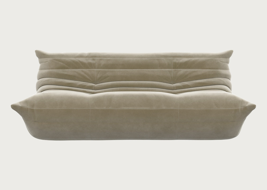 Togo Large Settee Alcantara Sea Sand