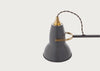 Original 1227 Brass Desk Lamp Elephant Grey