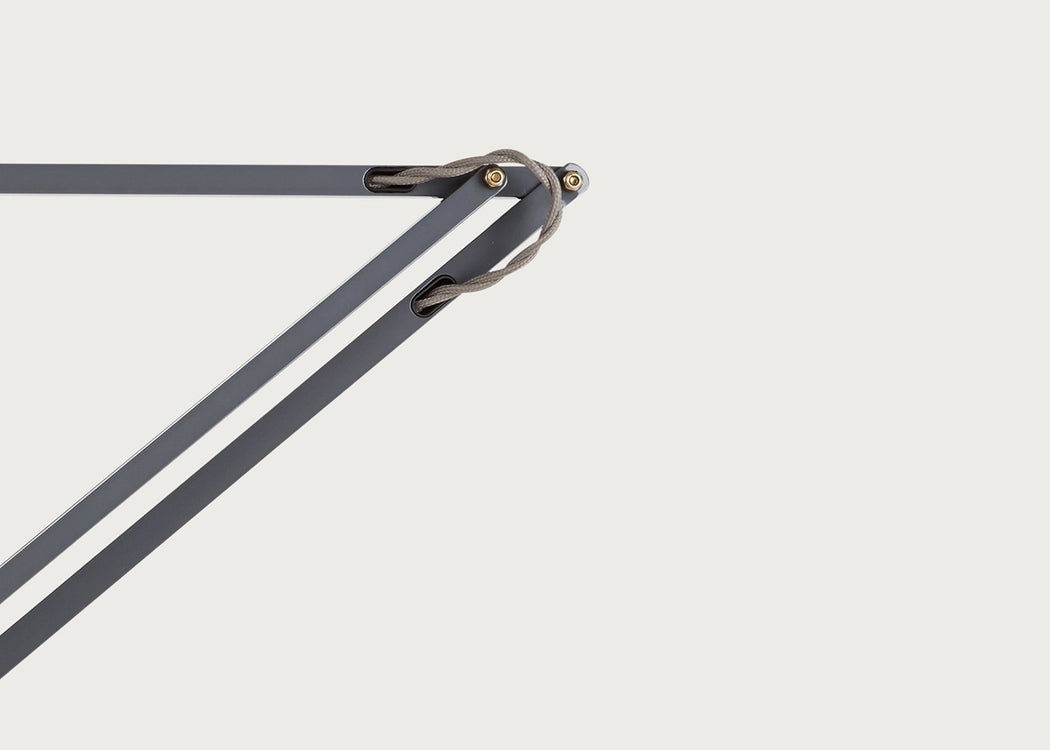 Original 1227 Brass Desk Lamp Elephant Grey