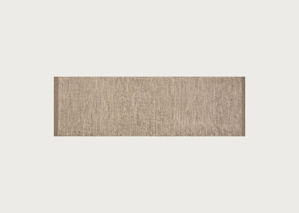 Asko Runner Rug Light Grey & Natural