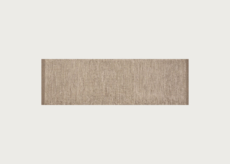 Asko Runner Rug Light Grey & Natural