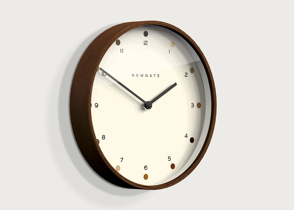 Mr Clarke Wall Clock Dark Dot Large