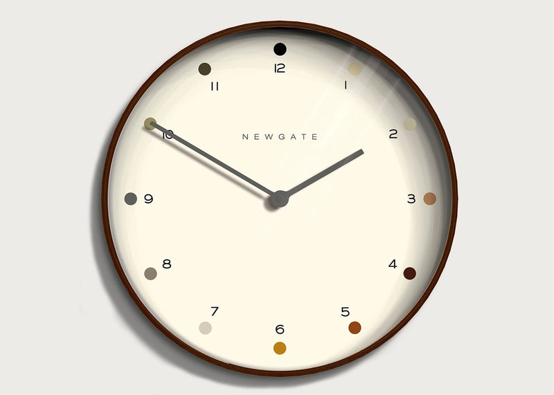 Mr Clarke Wall Clock Dark Dot Large
