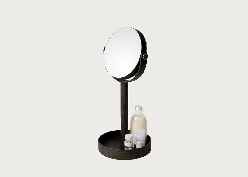 Magnify Mirror Slim Dark Oak