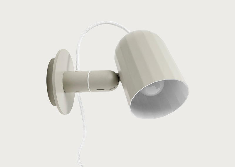 Noc Wall Light with Cable Off-white