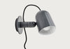 Noc Wall Light with Cable Dark Grey