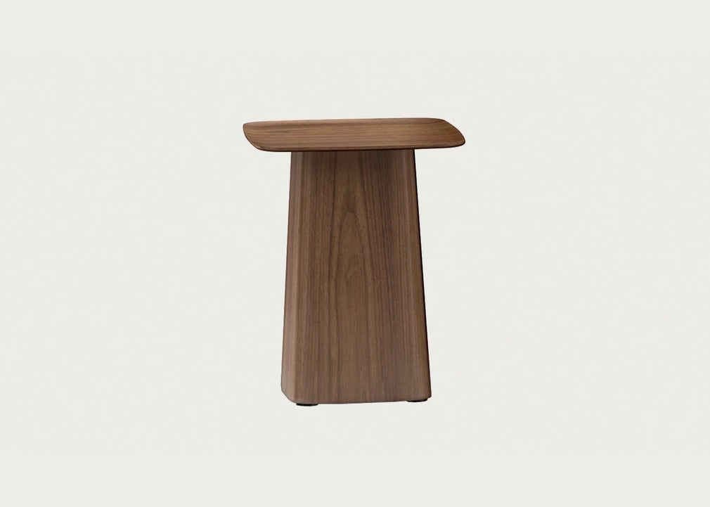 Wooden Side Table Small Walnut