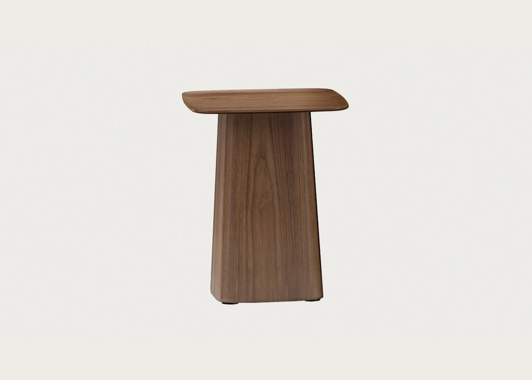 Wooden Side Table Small Walnut