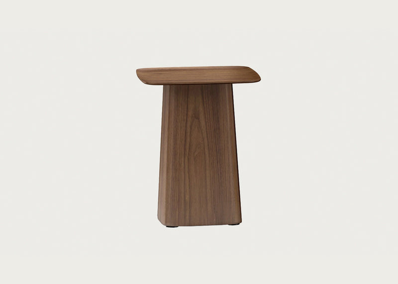 Wooden Side Table Small Walnut