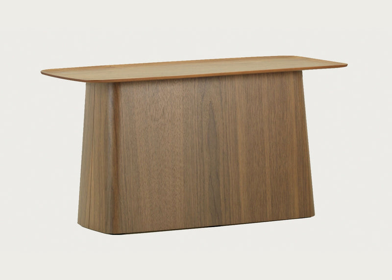 Wooden Side Table Large Walnut