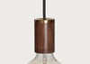 Knuckle Pendant Wood Walnut