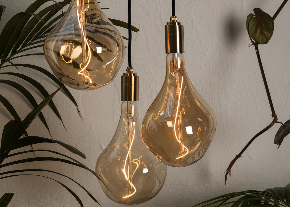 Knuckle Pendant Light Brass