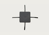 Brunel Bar Stool Seat Cushion Grey