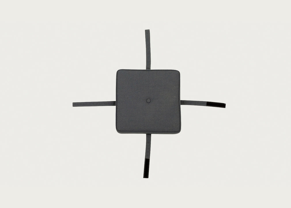 Brunel Bar Stool Seat Cushion Grey