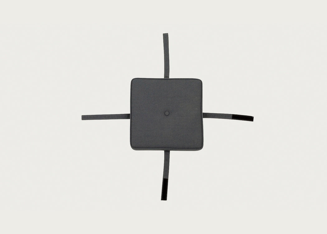 Brunel Bar Stool Seat Cushion Grey