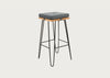 Brunel Bar Stool Seat Cushion Grey