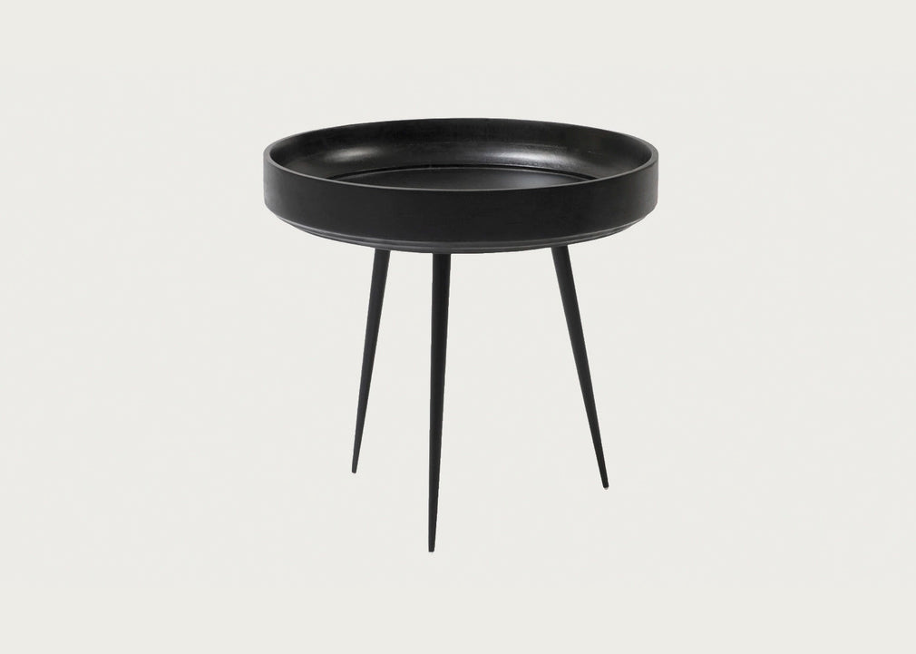 Bowl Table Small Black Stain