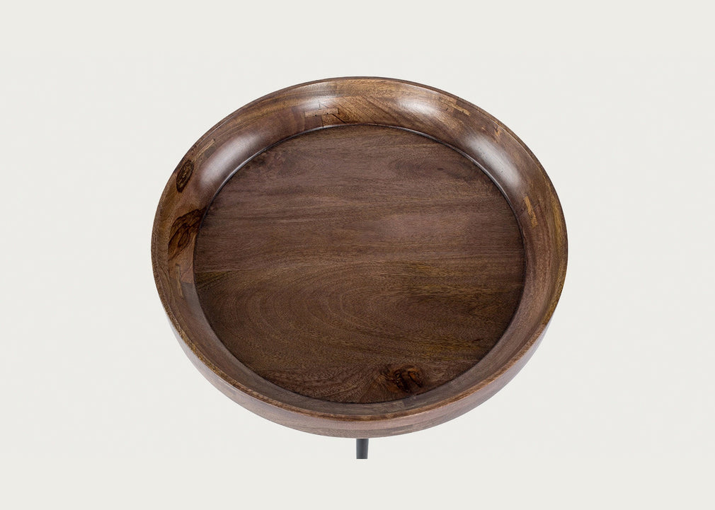 Bowl Table Medium Smoked Grey
