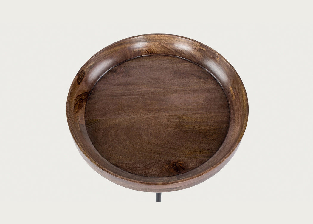 Bowl Table Medium Smoked Grey