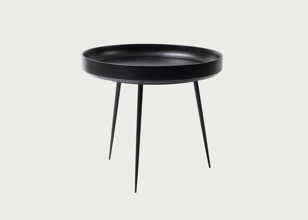 Bowl Table Large Black Stain