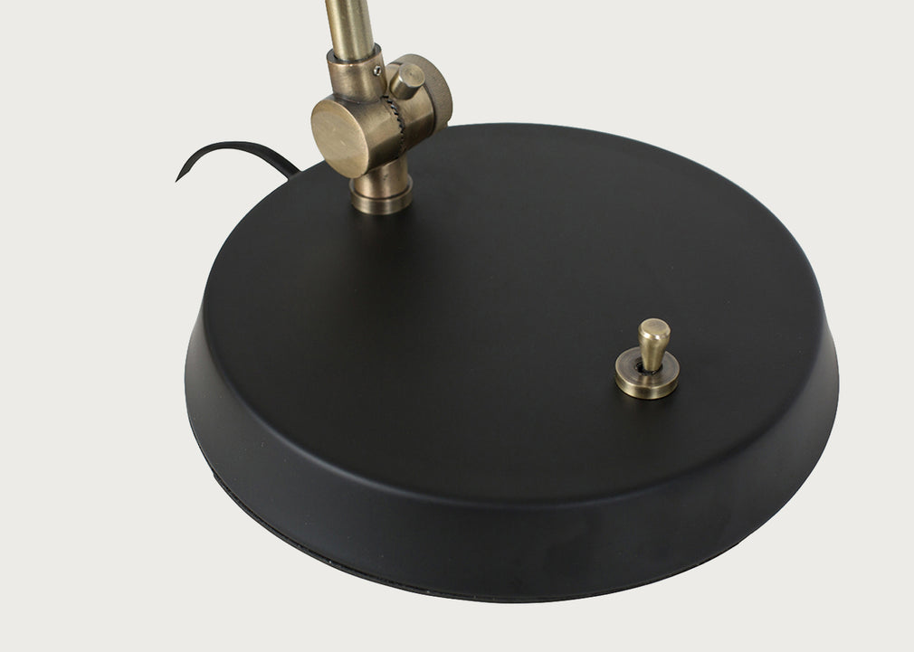 Milton Table Lamp Black & Brass