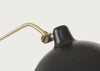 Milton Floor Lamp Black & Brass