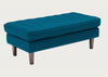 Hepburn Ottoman St Moritz Wool Teal / Natural