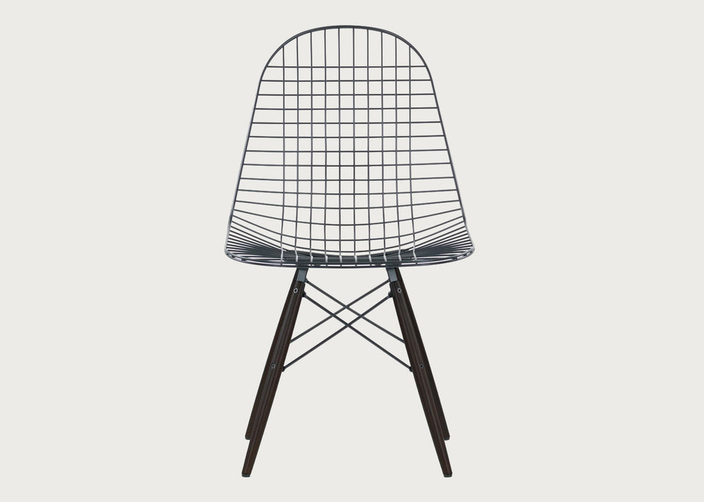 Eames Wire Chair DKW DKW Black Maple