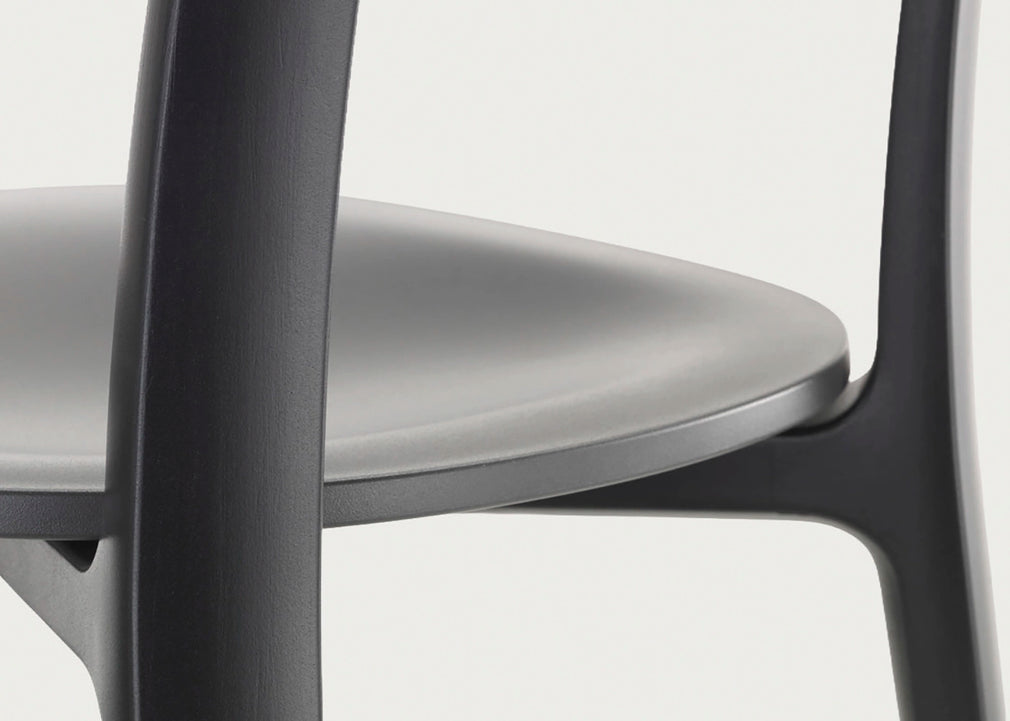 All Plastics Chair Graphite Grey