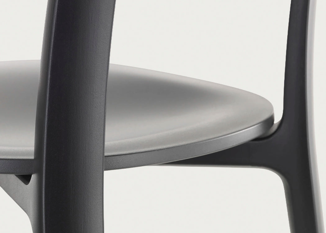 All Plastics Chair Graphite Grey