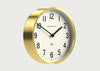 Master Edwards Wall Clock Brass