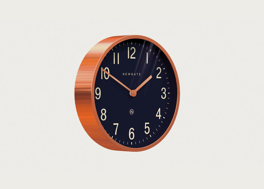 Master Edwards Wall Clock Copper