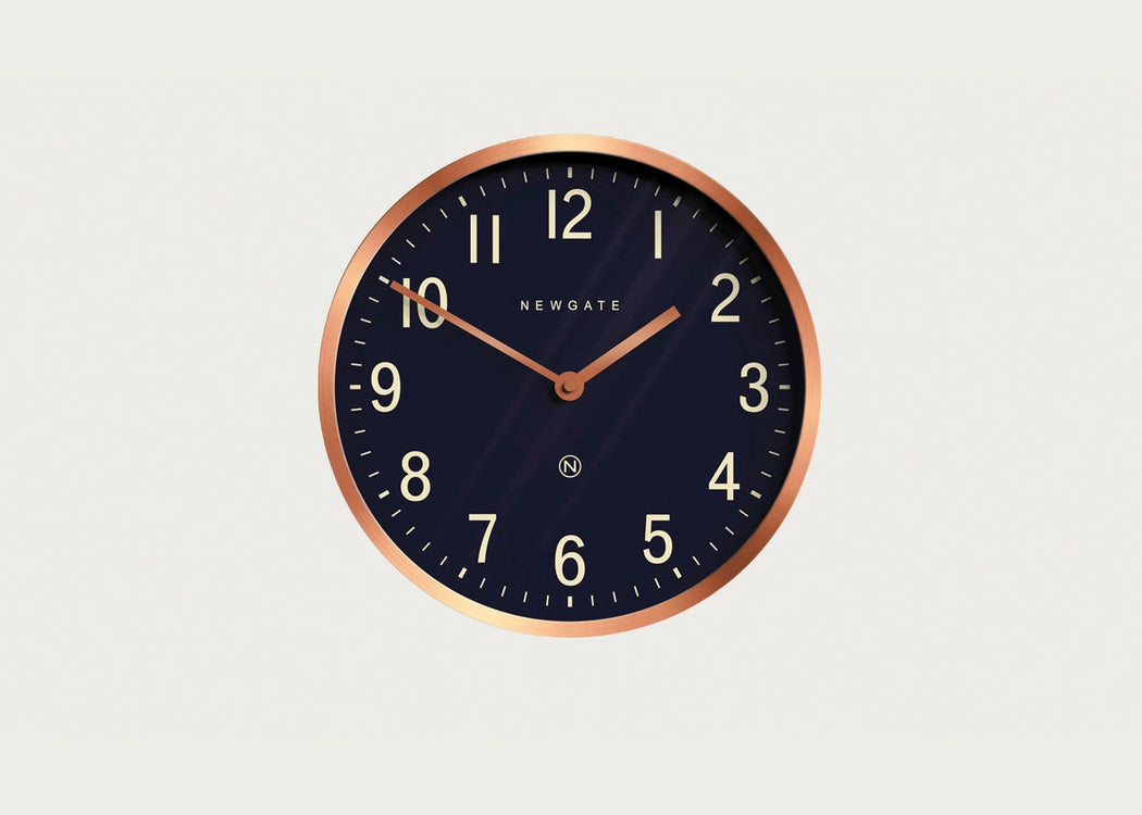 Master Edwards Wall Clock Copper