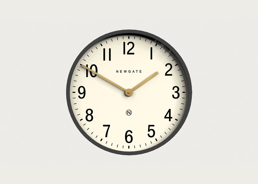 Mr Edwards Wall Clock Grey